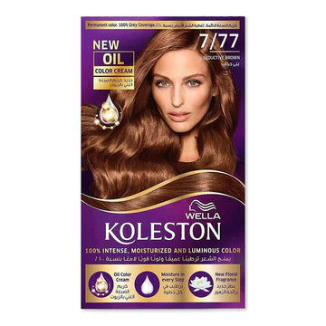 Wella Koleston Oil Color Cream Kit, 7/77, Seductive Brown