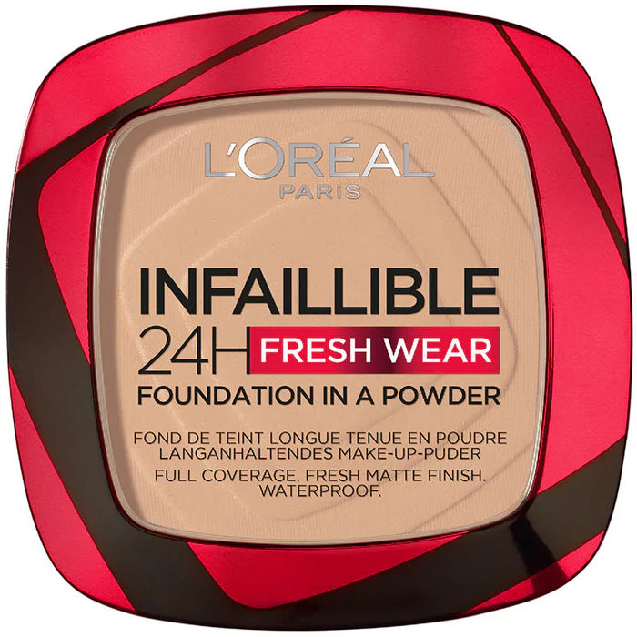 L'Oreal Paris - Infallible 24H Fresh Wear Breathable Liquid Foundation in Powder - 130 True Beige