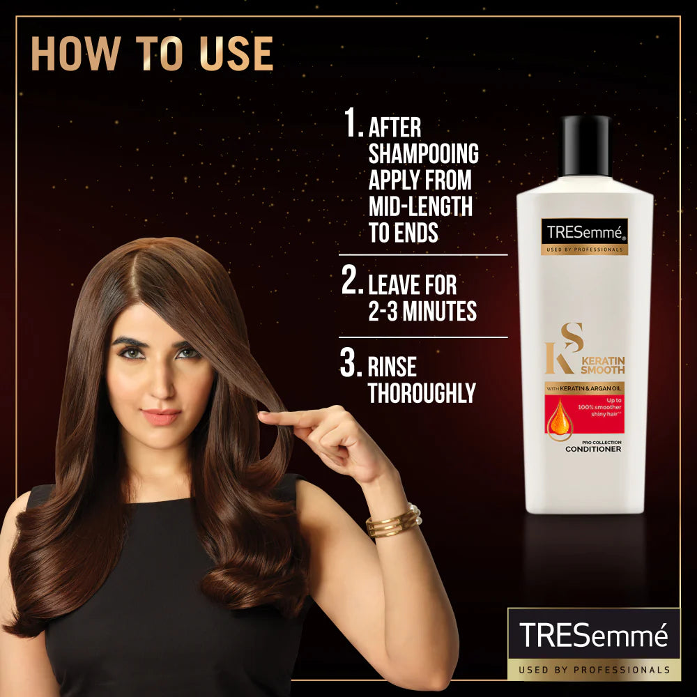 Tresemme Conditioner Keratin Smooth & Straight - 160Ml