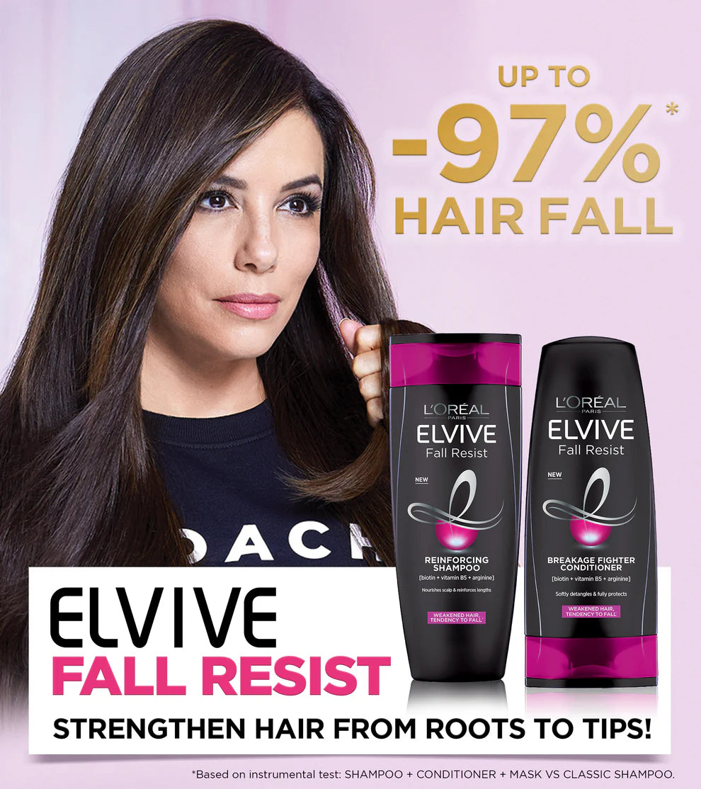 L'Oreal paris elvive fall resist shampoo 175 ml - for hairfall