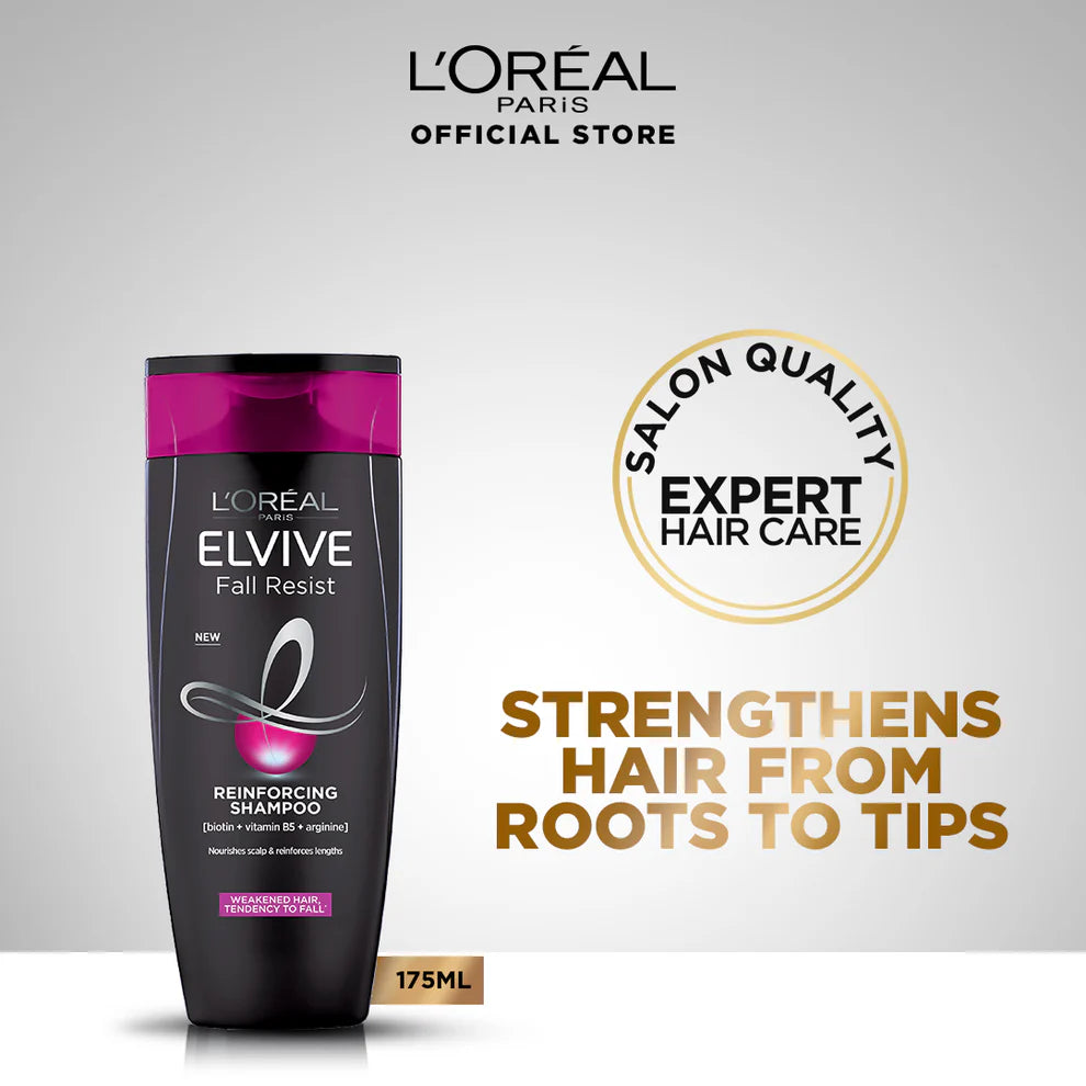 L'Oreal paris elvive fall resist shampoo 175 ml - for hairfall