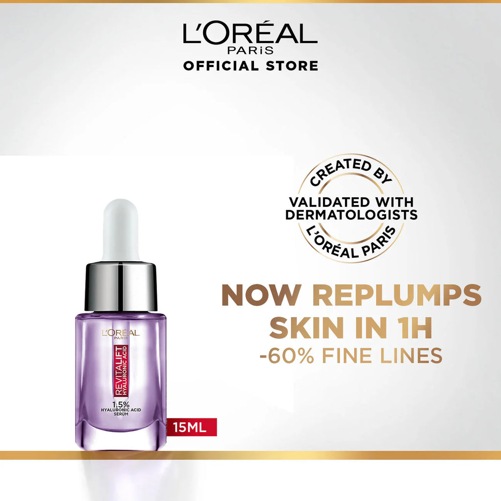 L'Oreal Paris Revitalift 1.5% Hyaluronic Acid Face Serum 15 Ml