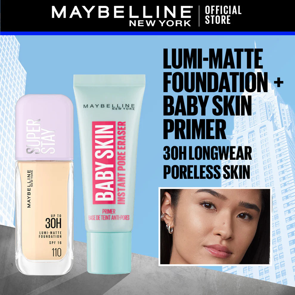 Bundle - Lumi-Matte Foundation + Baby Skin Primer