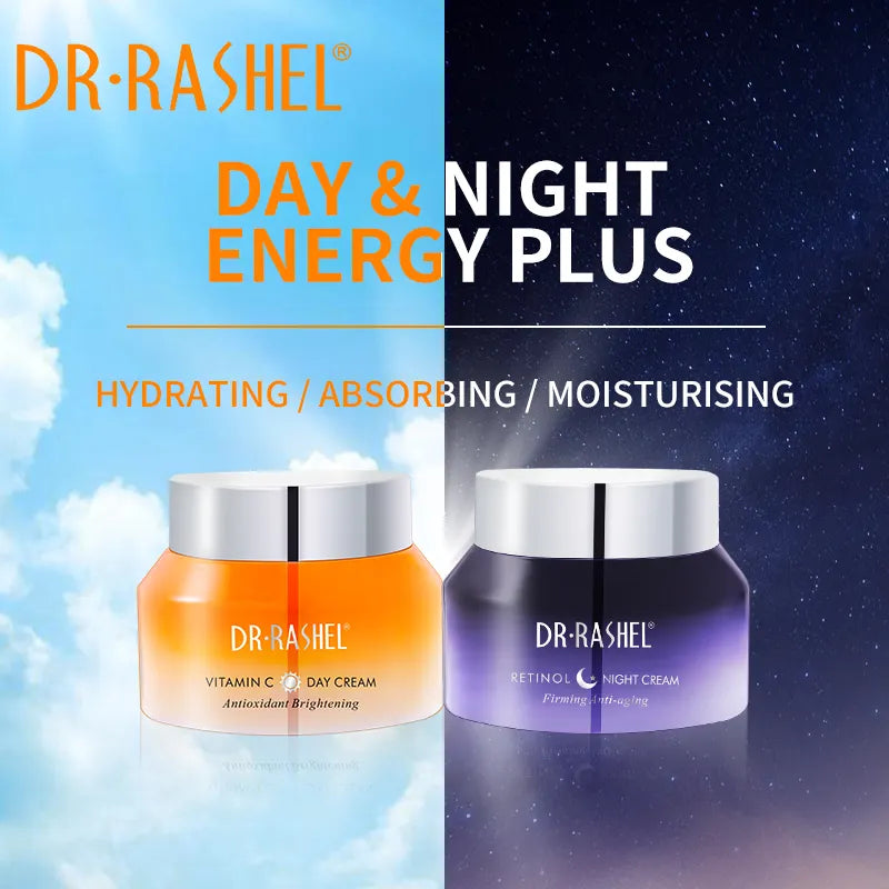 Dr Rashel Vitamin C Day & Retinol Night Cream Set 2X50G