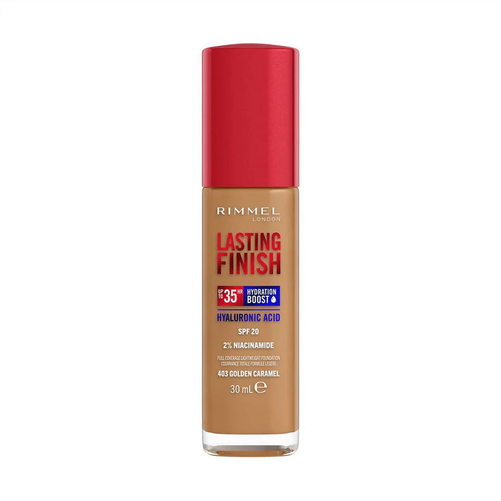 Rimmel - Lasting Finish Hyaluronic Acid Long-Lasting 403 Golden Caramel