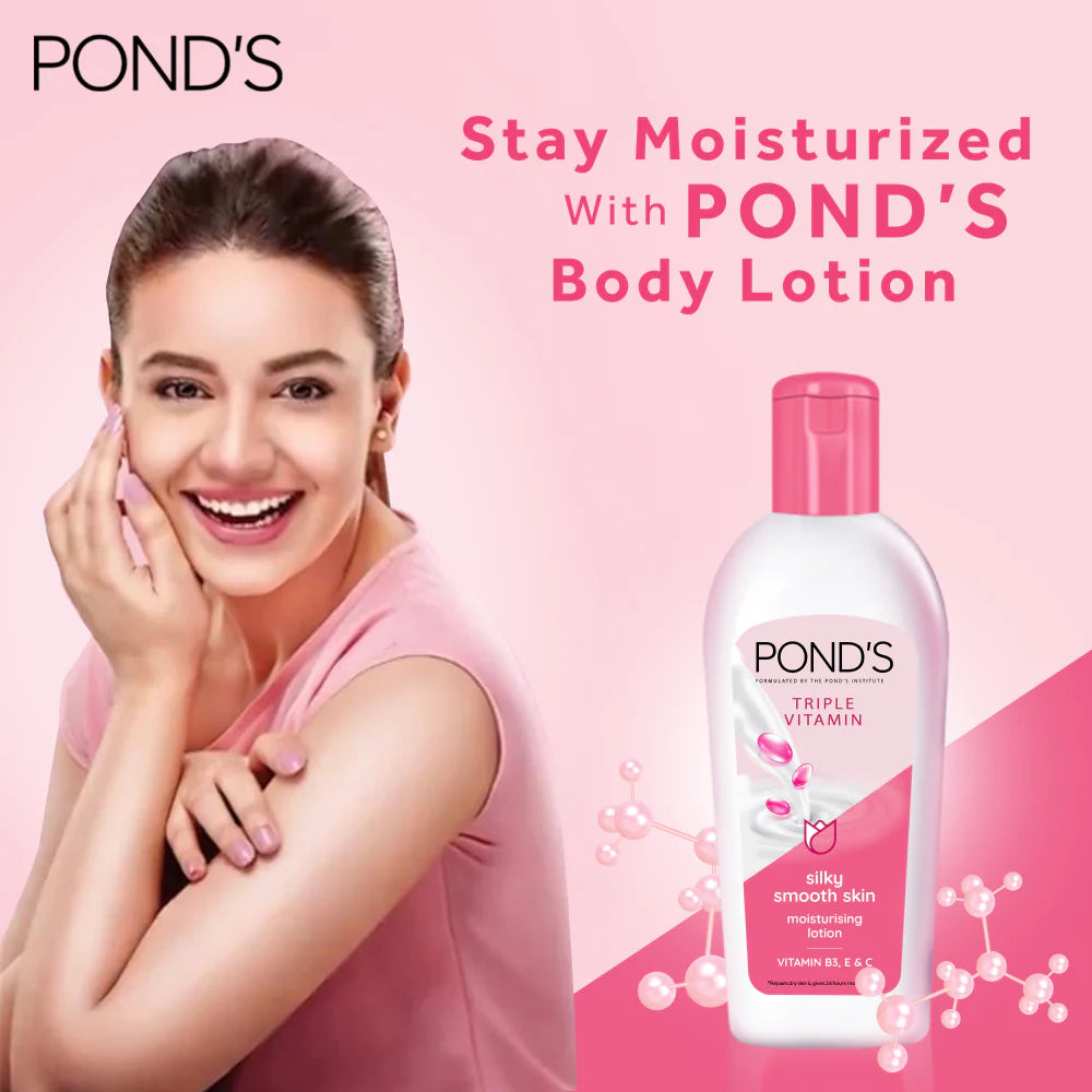 Ponds Lotion Silky Smooth Skin 65Ml